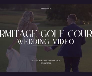Hermitage Golf Course Wedding // Madison & Landon // 5.25.24