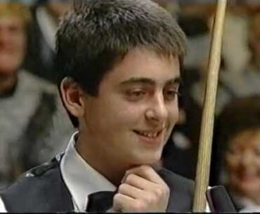 14 year old Ronnie O'Sullivan's first ever television appearance in the 1990 Thames snooker classic