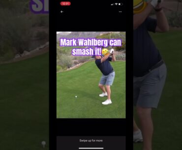 #markwahlberg can really play #golf with #tomgillisgolfinstruction and #shortsviral
