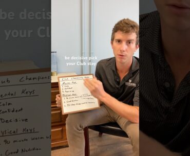 How to prepare for Golf Club Championships #golf #golfpractice #tpigolf