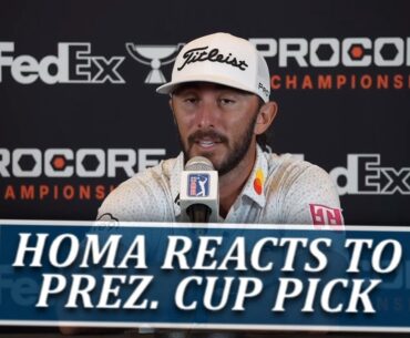 Max Homa Reacts To Presidents Cup Team Pick