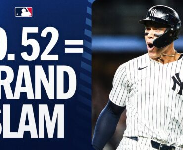 Aaron Judge's 52nd HR is a GRAND SLAM! 💪
