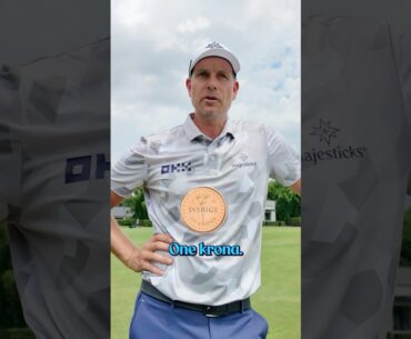 Keeping it local🇸🇪🪙 Henrik talks us through his choice of ball marker⛳️