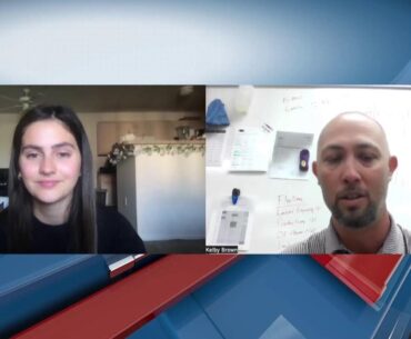 Silver Lake girls golf coach Kelby Brown chats with 13 Sports