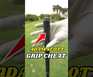 Why does Adam Scott grip the club like this? #golf #graememcdowell #golftips