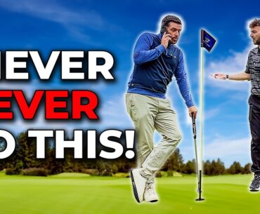 9 things you should NEVER DO on a golf course!