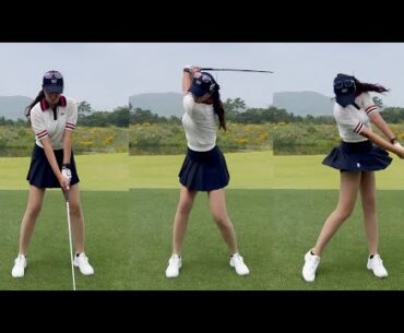 [세로골프TV] 빈틈 없는 교과서 스윙!!👍👍 KLPGA 박소현 프로 스윙 모음 #박소현프로