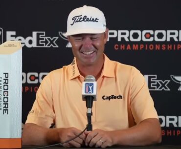 Patton Kizzire Winner Presser Sunday 2024 Procore Championship