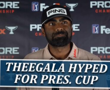 US Team Member Sahith Theegala Hyped For Presidents Cup