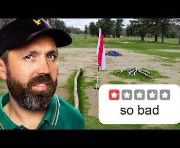 I played the WORST rated golf course! (How bad?)