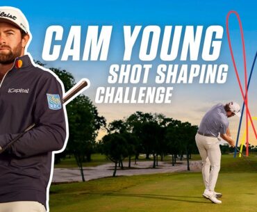 The Ultimate Shot Shaping Challenge with Cameron Young l Golf Digest