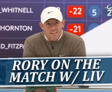 Rory McIlroy Explains Reasons For "The Match" Against LIV's Koepka/DeChambeau