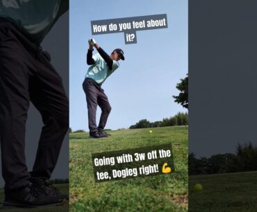 How do you feel about mizuno 3 wood off a tee? It'll go further than you think! #golf #golfswing sub