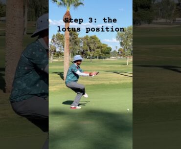 Three steps to making a birdie #goat #golf