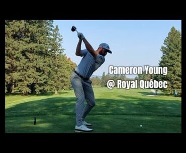 Cameron Young @ Royal Québec Golf Club 16/09/2024