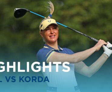 Charley Hull vs Nelly Korda | 2024 Solheim Cup