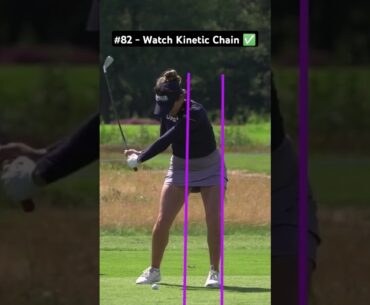 Hips and Weight Shift (Golf Swing Slow Motion Iron)