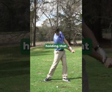 I hate having too many swing thoughts so I only use this one!