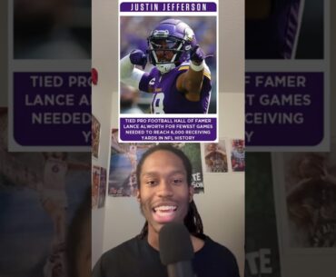 JJettas Catching Jerry Rice? #justinjefferson #jerryrice #nfl #vikingsfootball