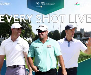 LIVE | Rory McIlroy, Ryan Fox, Justin Rose | 2024 BMW PGA Championship Day 1