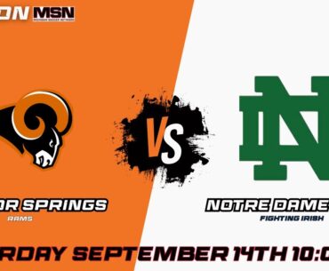 MSN presents HARBOR SPRINGS vs NOTRE DAME PREP || MHSAA SOCCER