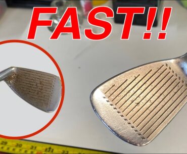 REMOVE RUST AND RESTORE CHROME ON GOLF CLUB