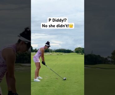 P Diddy vs. My Golf Game #golf #pdiddy