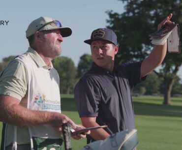Karl Vilips mic'd up at Nationwide Children's Hospital Championship