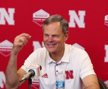 Nebraska's John Cook after sweeping Stanford