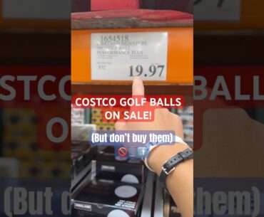 Costco Golf Balls On Sale but Don’t Buy Them #golf #costco #costcodeals #costcoshopping #golfball