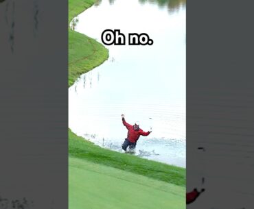 Talk about a water hazard 😂