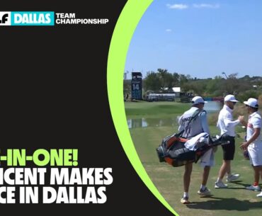 HOLE-IN-ONE! S. Vincent Makes Ace In Quarterfinals | LIV Golf Team Championship
