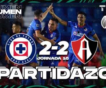 Resumen y goles | Cruz Azul 2-2 Atlas | CL2024 - Liga Mx J16 | TUDN