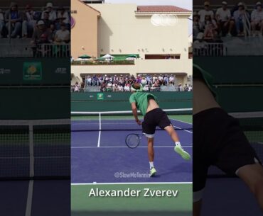 Alexander Zverev Serve - Slow Motion #shorts