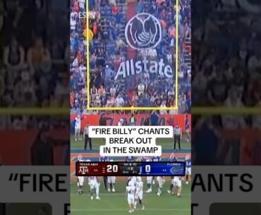 Gator Fans Chant “Fire Billy” At Ben Hill Griffin Stadium