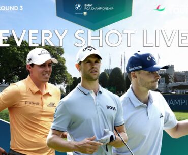REPLAY | Matt Fitzpatrick, Thomas Detry, Nicolai Højgaard | BMW PGA Championship Day 3
