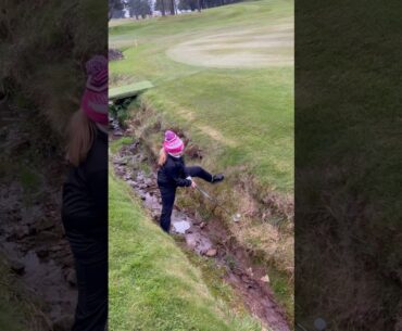 Most people would take a drop… ⛳️ #golf #ytshorts #viralvideo #lpga #youtubeshorts #wow