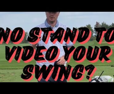 No Stand To Film Your Swing ? Use your bag.