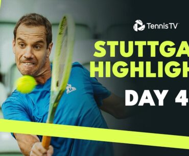Berrettini Faces Shapovalov; Shelton, Gasquet & Struff Feature! | Stuttgart 2024 Highlights Day 4