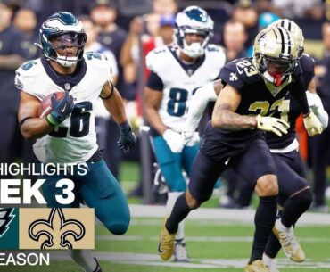 Philadelphia Eagles vs. New Orleans Saints | 2024 Week 3 Game Highlights