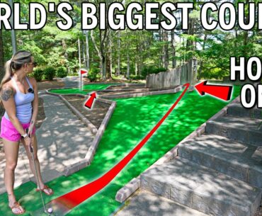 We Found The World’s Biggest Mini Golf Course!