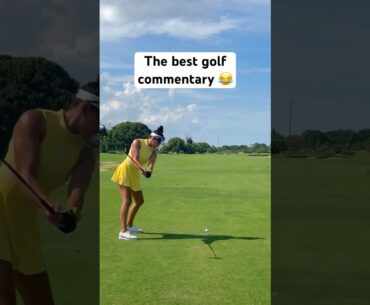 The most hilarious golf commentary 😂 #golf