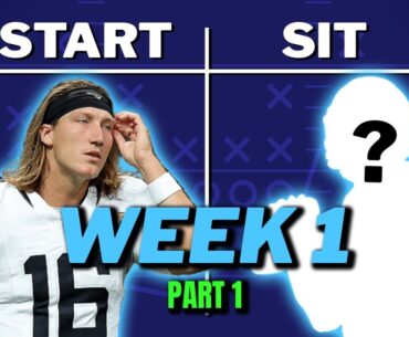 Week 1 Starts & Sits Part 1: Set a WINNING Lineup, AVOID These Guys | 2024 Fantasy Football Advice