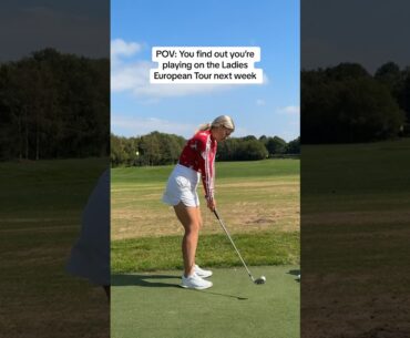 Entered My First Ladies European Tour Event 🙌🏻 #golfer