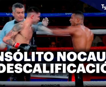 GOLPE ILEGAL, NOCAUT, DESCALIFICACIÓN Y TÍTULO 🥊 LO NOQUEARON DESPUÉS QUE SONÓ LA CAMPANA
