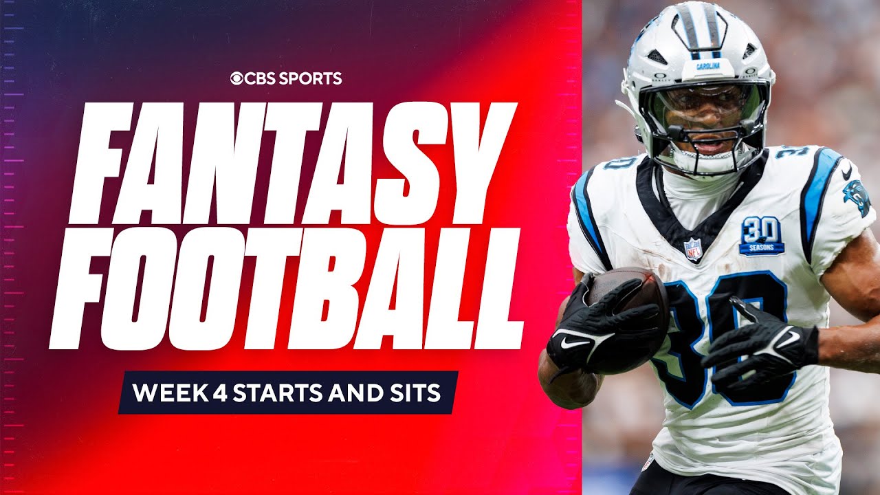 Fantasy Football Week 4 Starts and Sits + the MUST START of the week Fantasy Football Week 4 Starts and Sits + the MUST START of the week