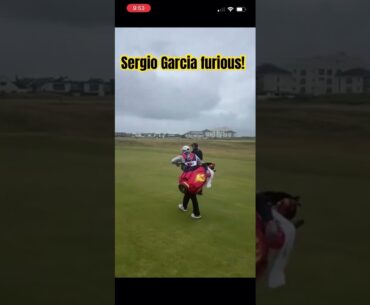 Sergio Garcia furious over being on the clock at #theopen qualifying ! #sergiogarcia #tomgillisgolf