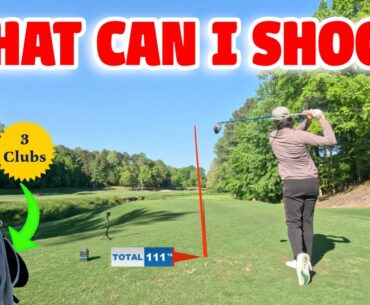 I Played 9 Holes With Only 3 Clubs