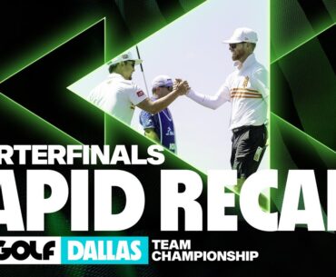 RAPID RECAP: Upsets Galore in Quarterfinals | LIV Golf Team Championship