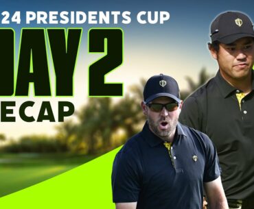 An International Sweep! "It's Game On." - Presidents Cup Day 2 | The First Cut Podcast